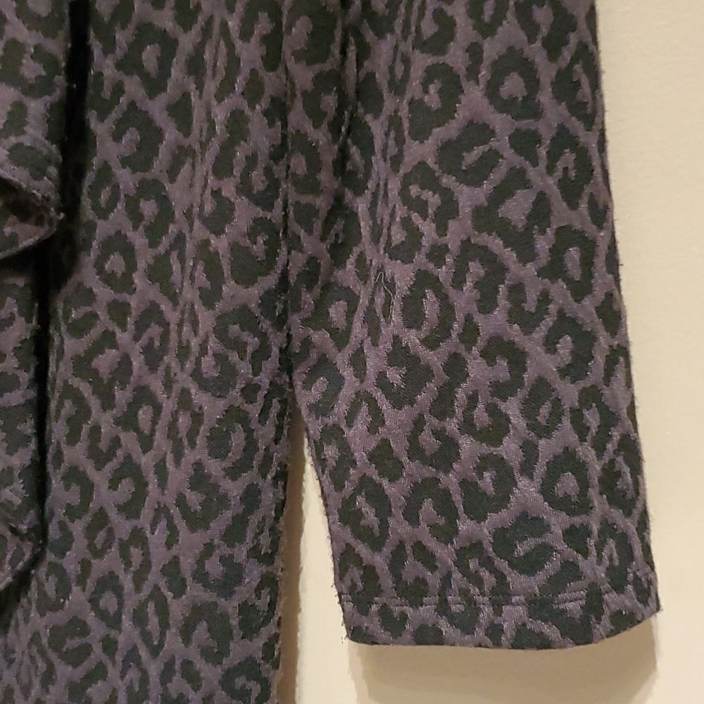 Calvin Klein Cheetah Print Open Front Blazer - image 2